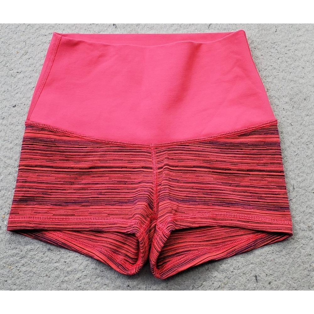 Lululemon Align Running Shorts Womens XS Multi Roll Down Athletic Fit High Waist